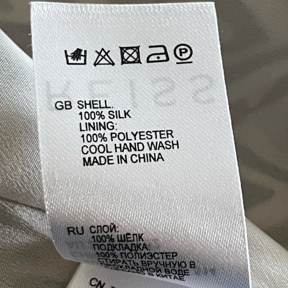 REISS | $195 Christa Printed Silk Mini Skirt - Picture 6 of 7